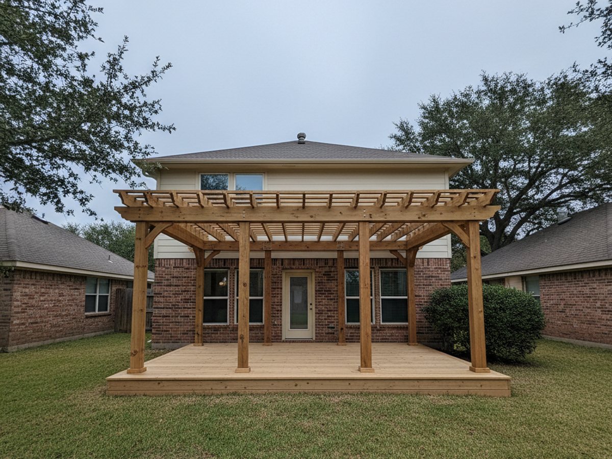 Deck Installation completed by Paramount Deck Solutions in Clint, TX