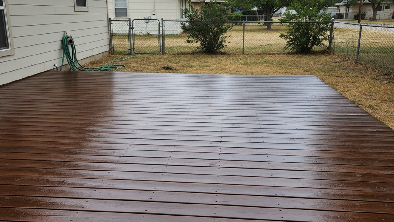Custom Deck Design completed by Paramount Deck Solutions in Las Cruces, TX