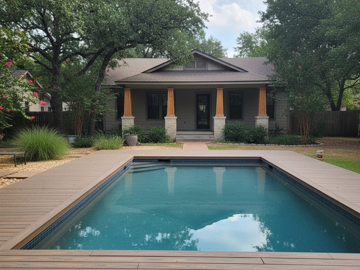 Composite Decking Installation completed by Paramount Deck Solutions in Socorro, TX